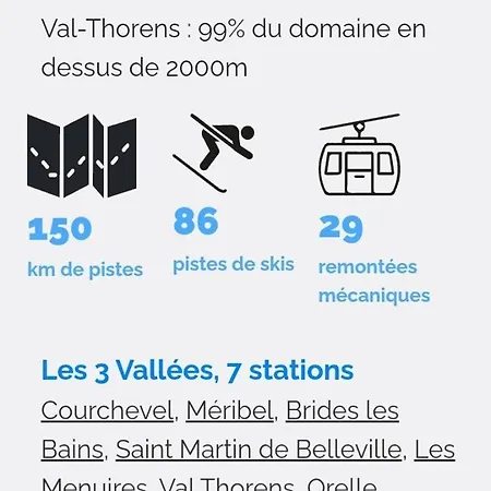 Station Orelle-val Thorens, App 4-6 Pers, Piscine Et *
